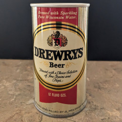 Drewrys Beer, 1970's Steel Beer Can