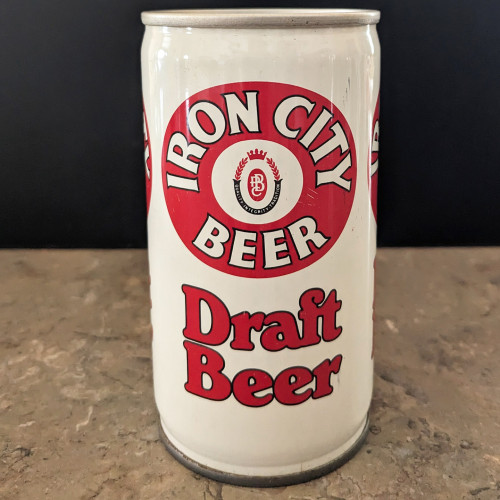 Iron City Draft Beer, Steel Can