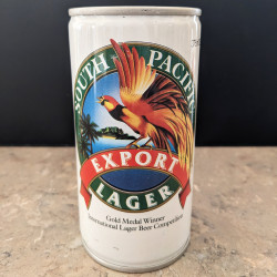 South Pacific Export Lager, Steel Can 12.5 oz