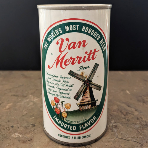 Van Merritt Beer, Steel Beer Can