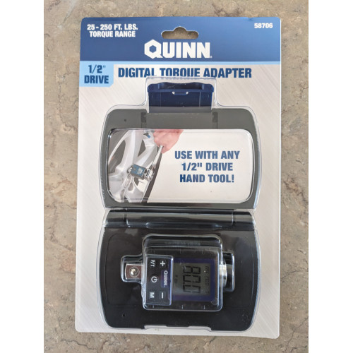 Quinn 1/2" Drive Digital Torque Adaptor